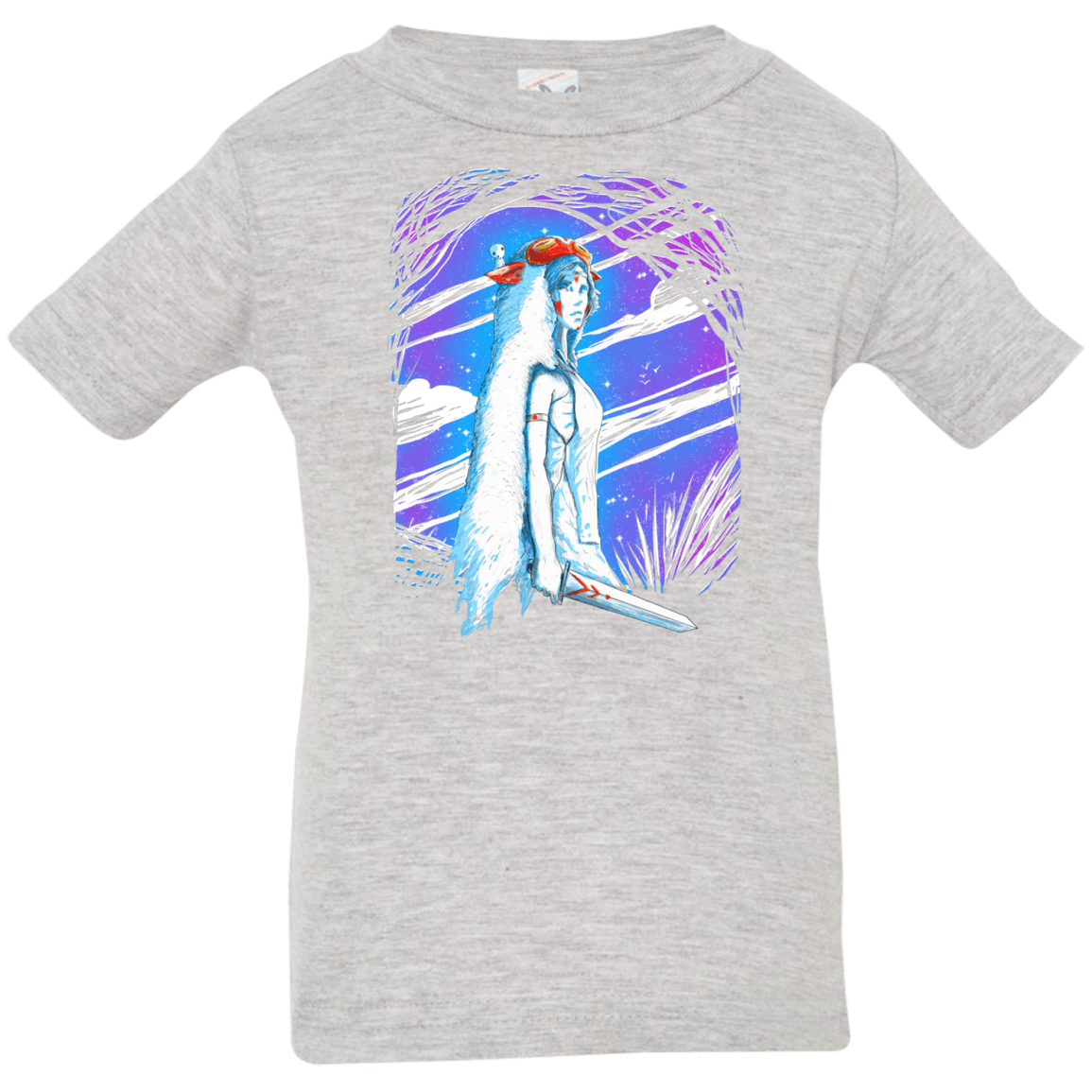 T-Shirts Heather Grey / 6 Months Warrior Princess Infant Premium T-Shirt