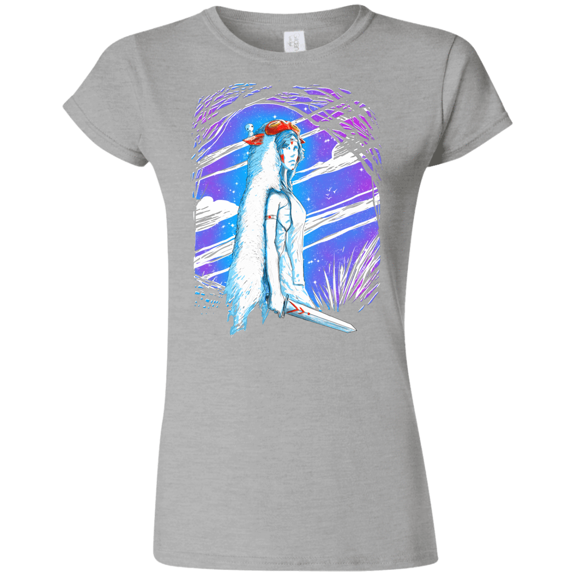 T-Shirts Sport Grey / S Warrior Princess Junior Slimmer-Fit T-Shirt