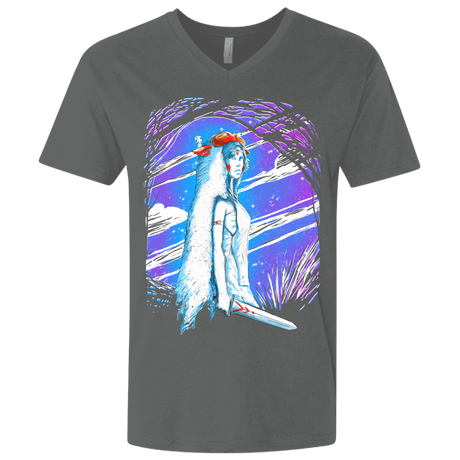 T-Shirts Heavy Metal / X-Small Warrior Princess Men's Premium V-Neck