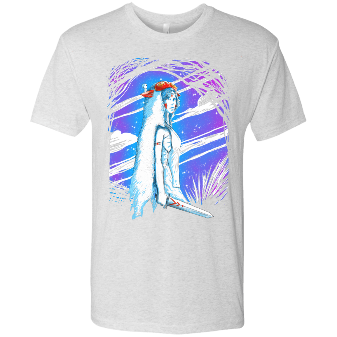 T-Shirts Heather White / S Warrior Princess Men's Triblend T-Shirt