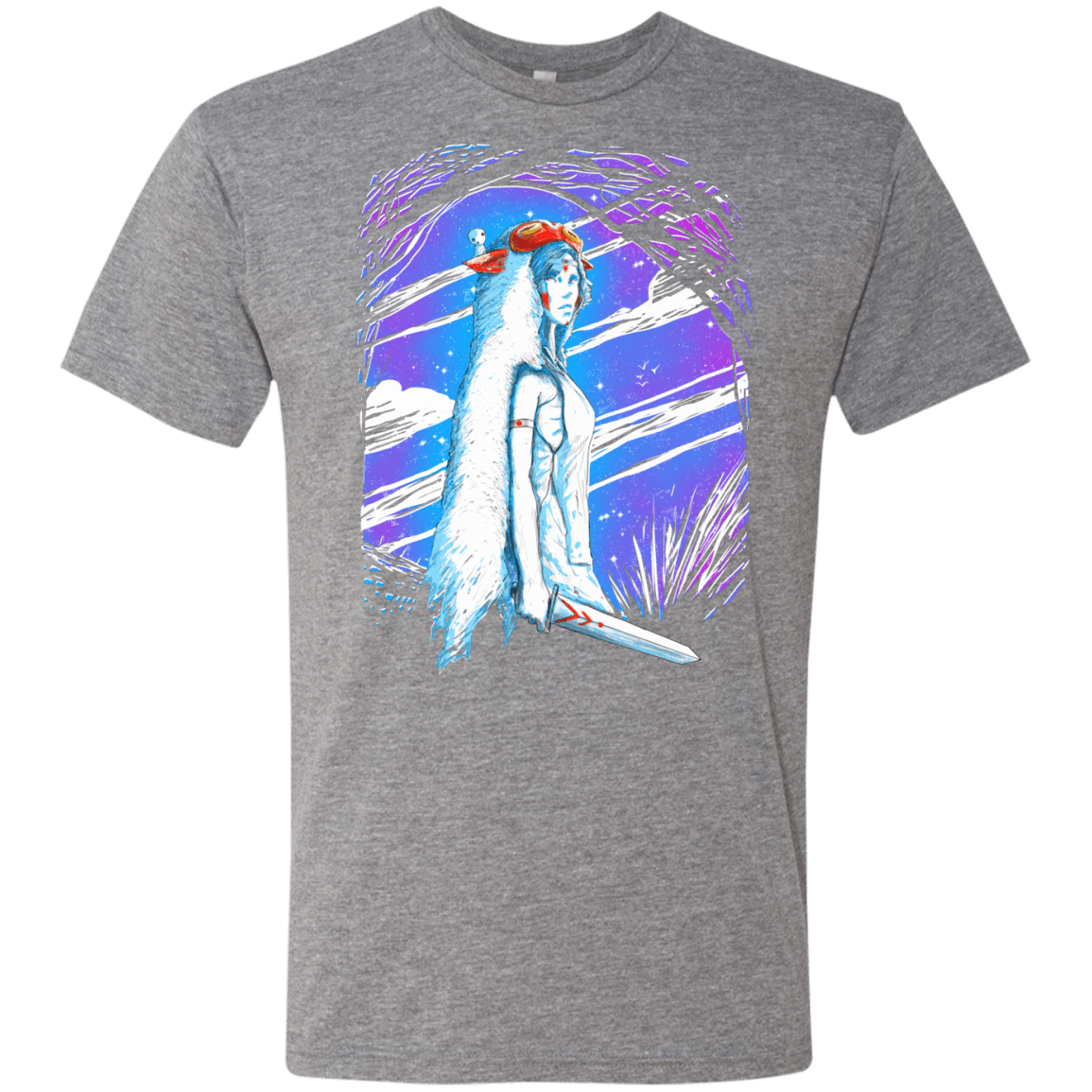 T-Shirts Premium Heather / S Warrior Princess Men's Triblend T-Shirt