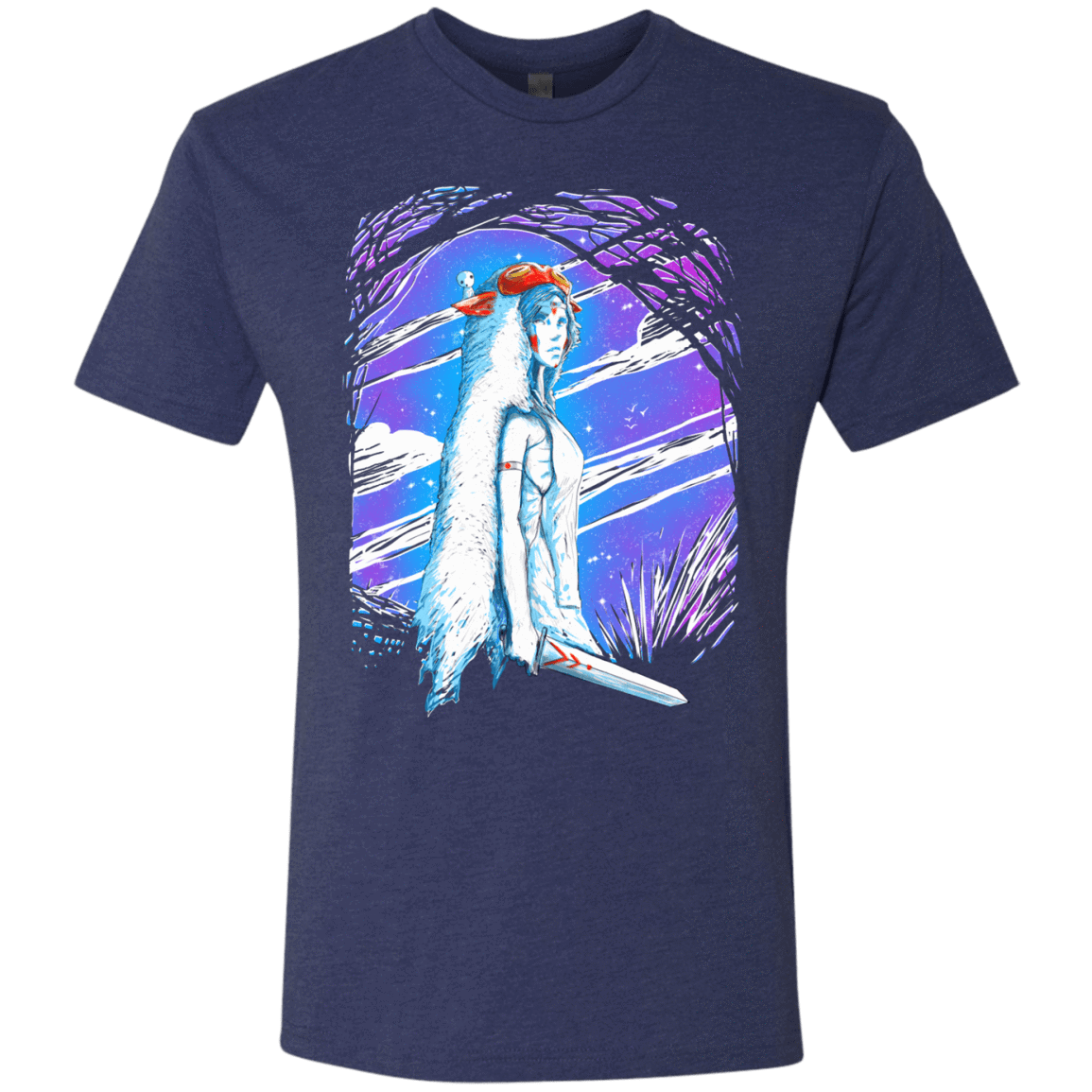 T-Shirts Vintage Navy / S Warrior Princess Men's Triblend T-Shirt