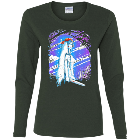T-Shirts Forest / S Warrior Princess Women's Long Sleeve T-Shirt