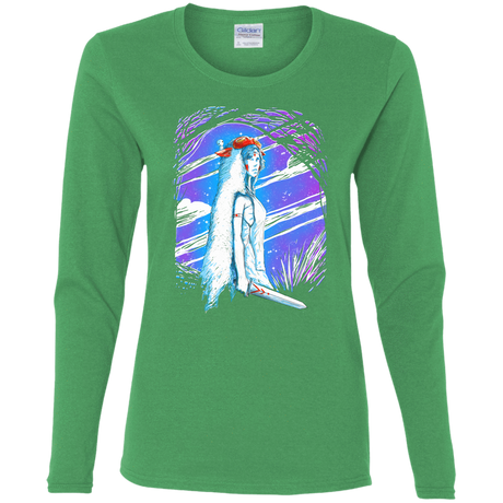 T-Shirts Irish Green / S Warrior Princess Women's Long Sleeve T-Shirt