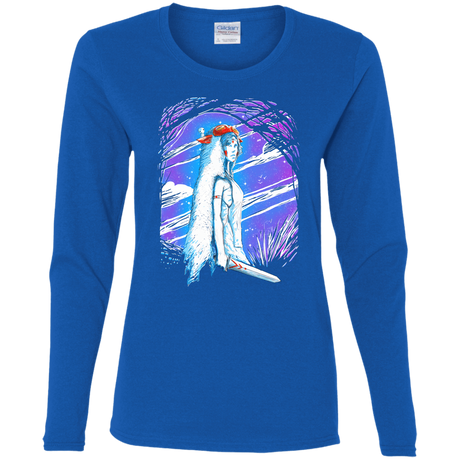 T-Shirts Royal / S Warrior Princess Women's Long Sleeve T-Shirt