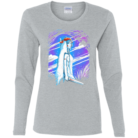T-Shirts Sport Grey / S Warrior Princess Women's Long Sleeve T-Shirt