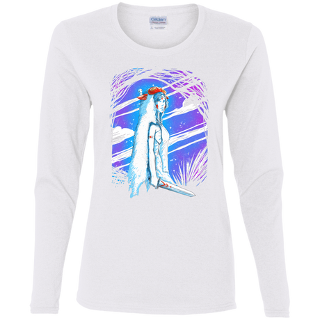 T-Shirts White / S Warrior Princess Women's Long Sleeve T-Shirt