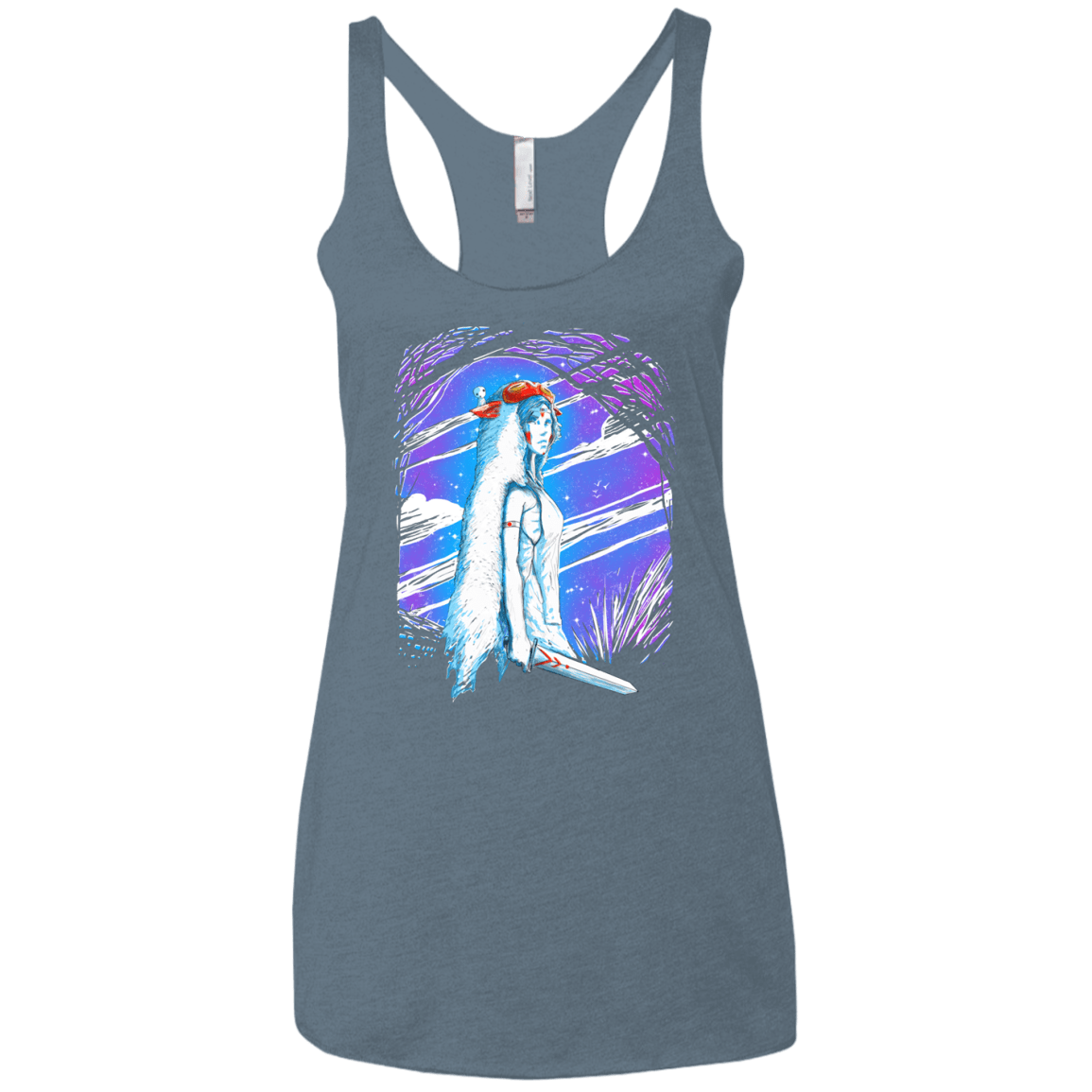 Warrior Princess Women's Triblend Racerback Tank
