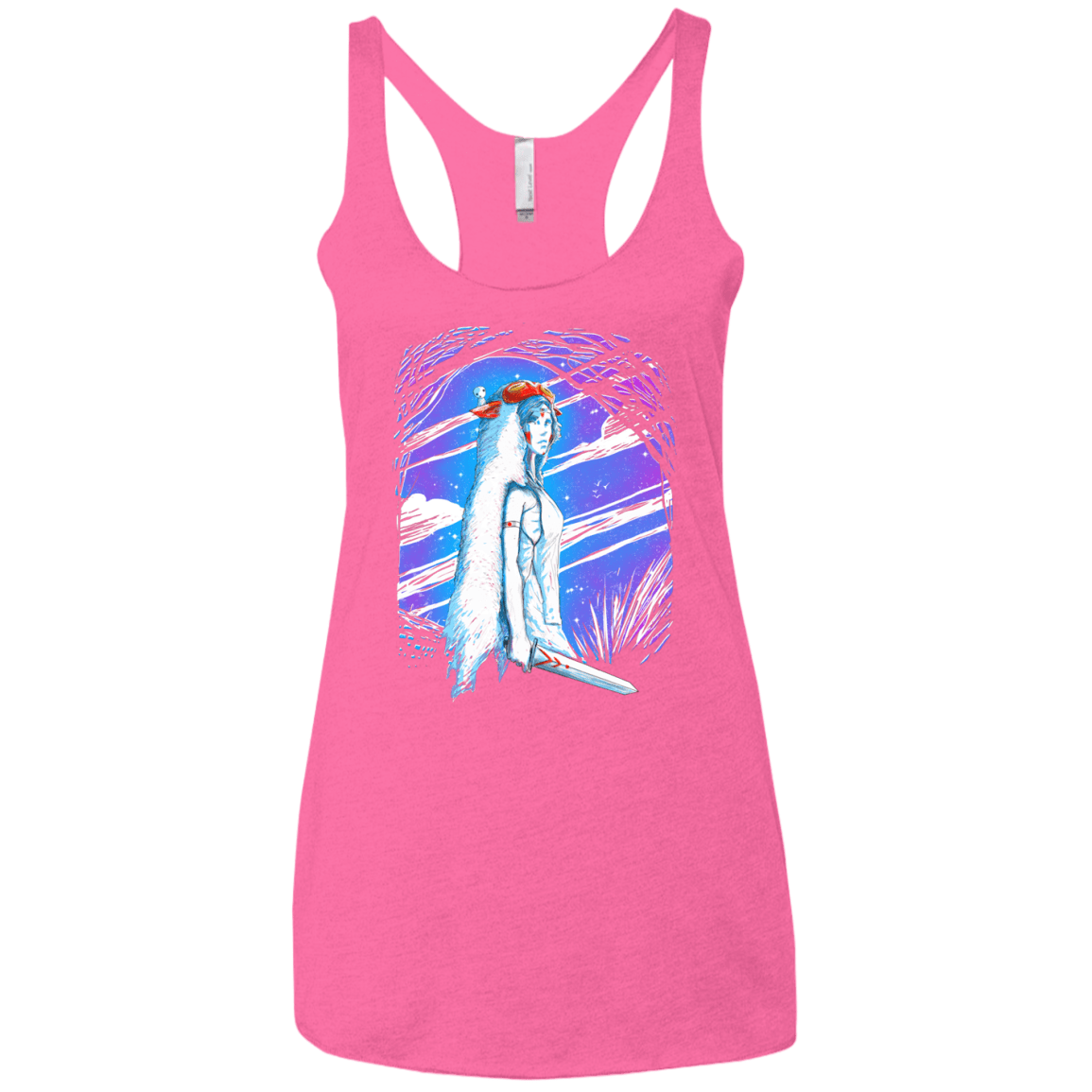 Warrior Princess Women's Triblend Racerback Tank