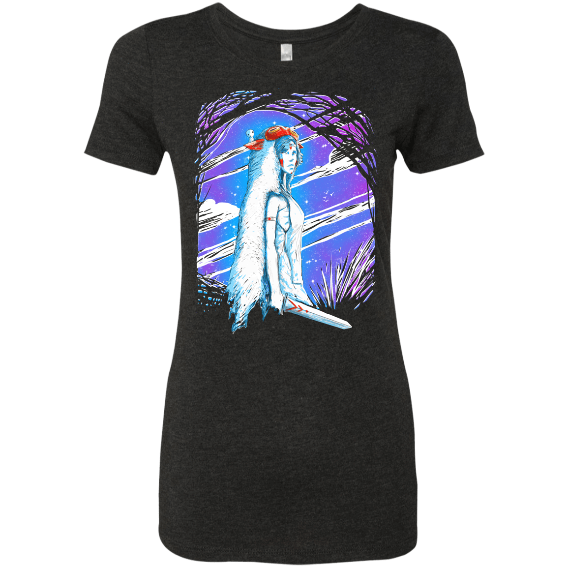 T-Shirts Vintage Black / S Warrior Princess Women's Triblend T-Shirt