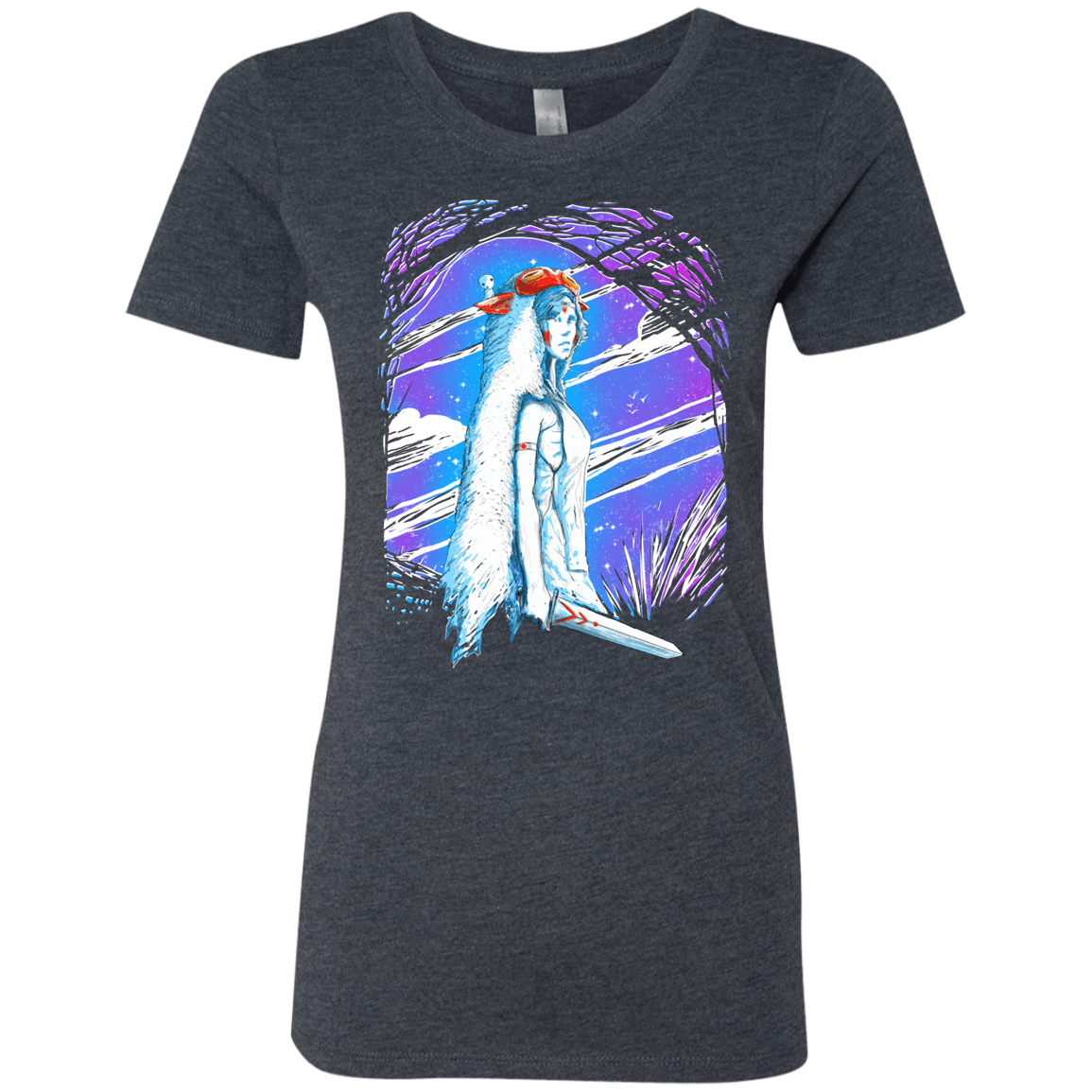 T-Shirts Vintage Navy / S Warrior Princess Women's Triblend T-Shirt