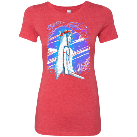 T-Shirts Vintage Red / S Warrior Princess Women's Triblend T-Shirt