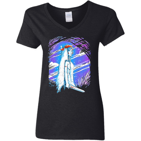 T-Shirts Black / S Warrior Princess Women's V-Neck T-Shirt