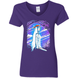 T-Shirts Purple / S Warrior Princess Women's V-Neck T-Shirt