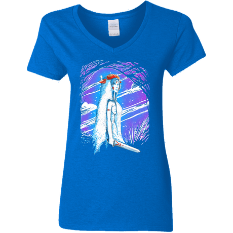 T-Shirts Royal / S Warrior Princess Women's V-Neck T-Shirt