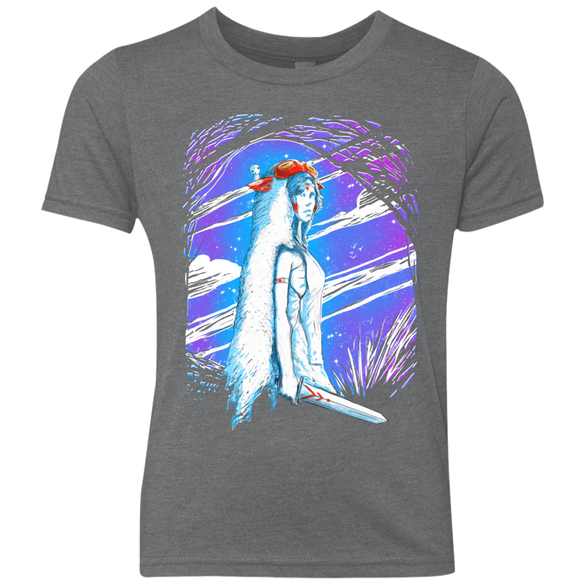 Warrior Princess Youth Triblend T-Shirt
