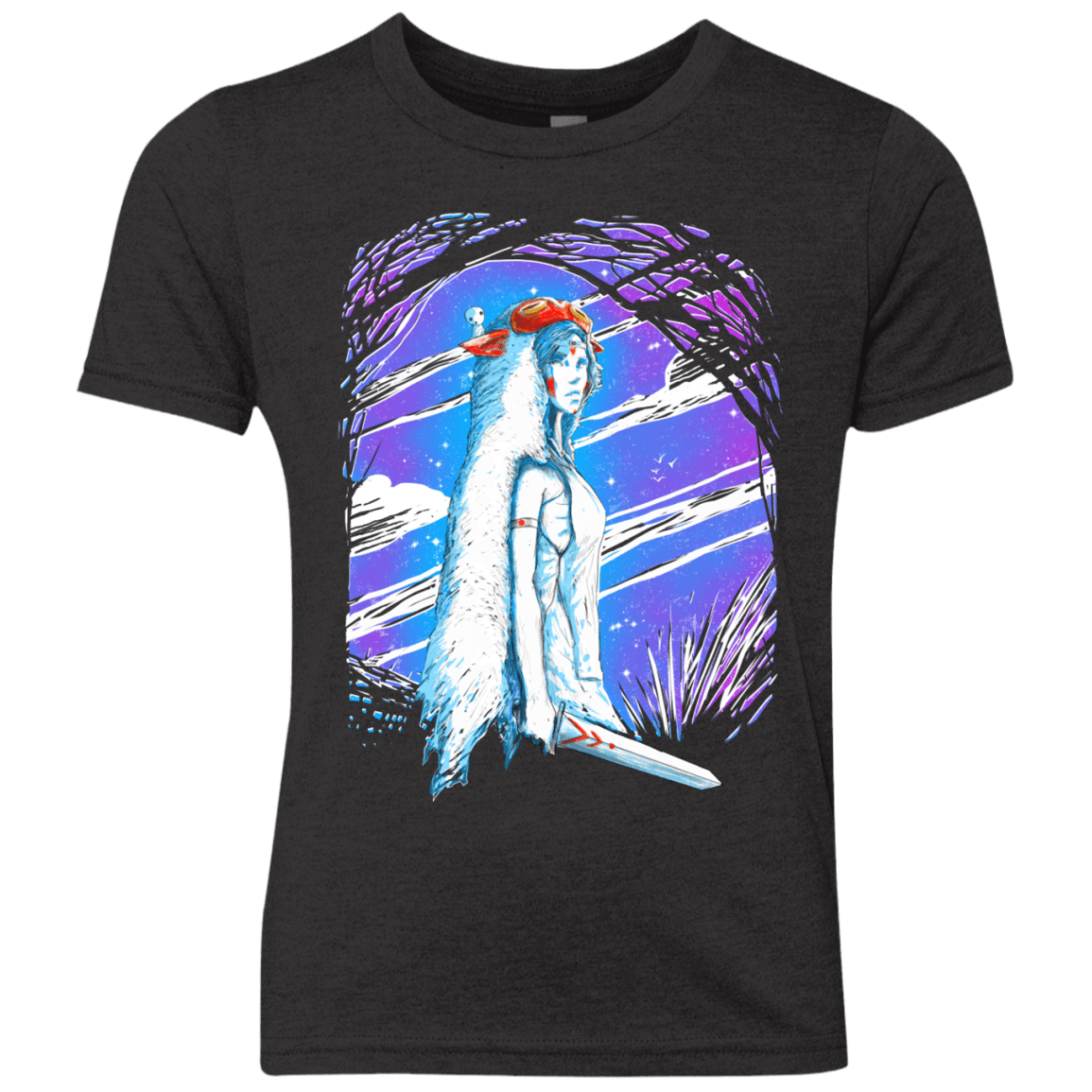 Warrior Princess Youth Triblend T-Shirt