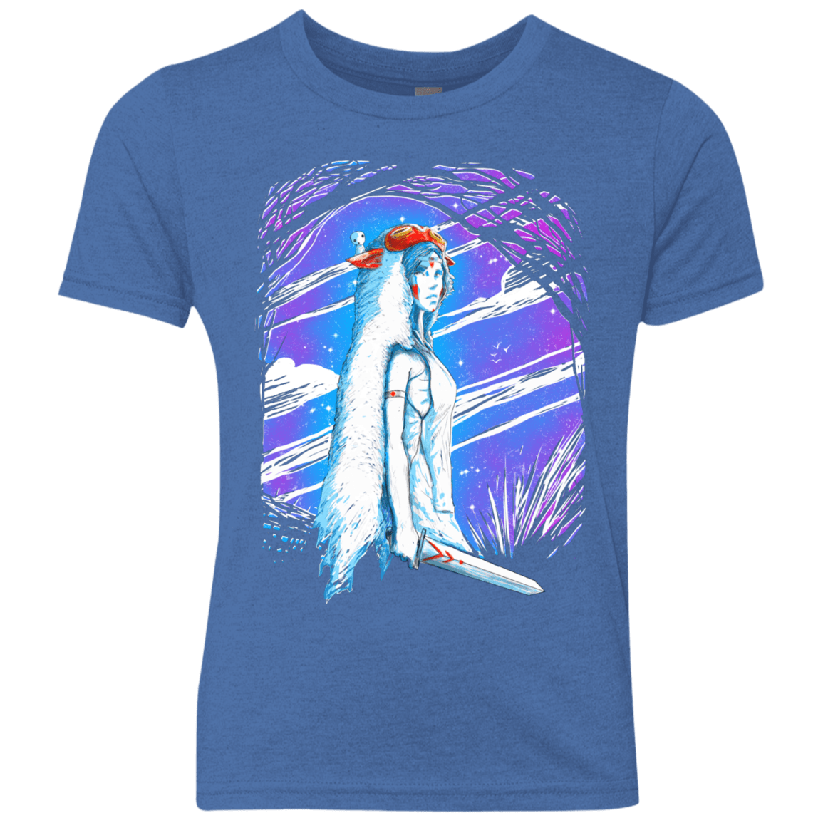 Warrior Princess Youth Triblend T-Shirt