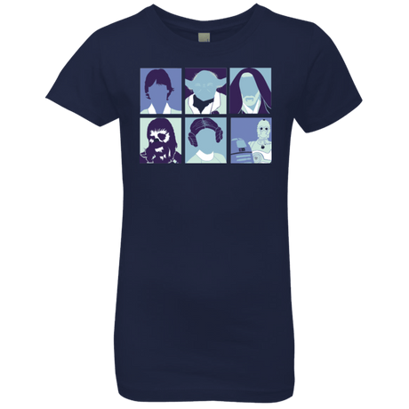 T-Shirts Midnight Navy / YXS Wars pop Girls Premium T-Shirt