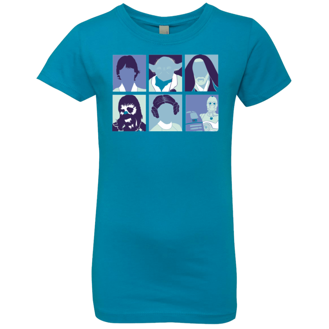 T-Shirts Turquoise / YXS Wars pop Girls Premium T-Shirt