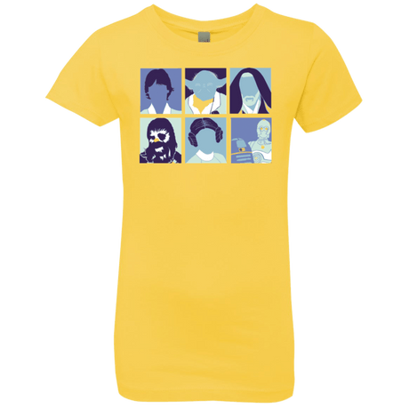 T-Shirts Vibrant Yellow / YXS Wars pop Girls Premium T-Shirt