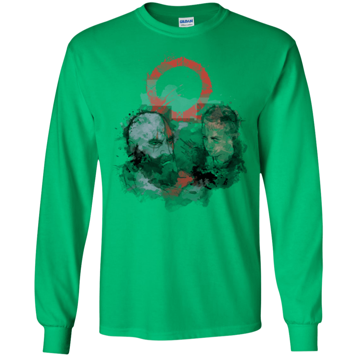 T-Shirts Irish Green / S WARTER COLOR Men's Long Sleeve T-Shirt