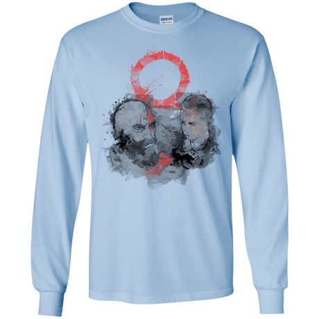 T-Shirts Light Blue / S WARTER COLOR Men's Long Sleeve T-Shirt