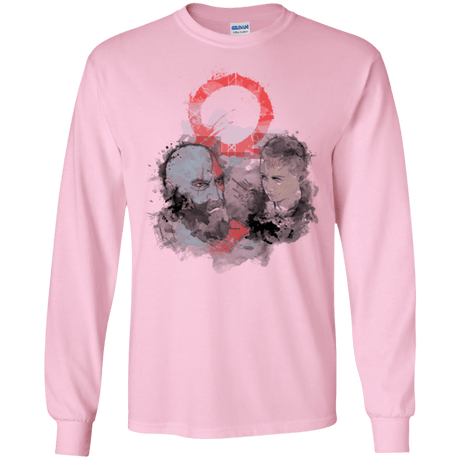 T-Shirts Light Pink / S WARTER COLOR Men's Long Sleeve T-Shirt