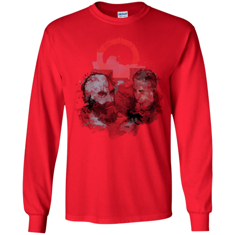 T-Shirts Red / S WARTER COLOR Men's Long Sleeve T-Shirt