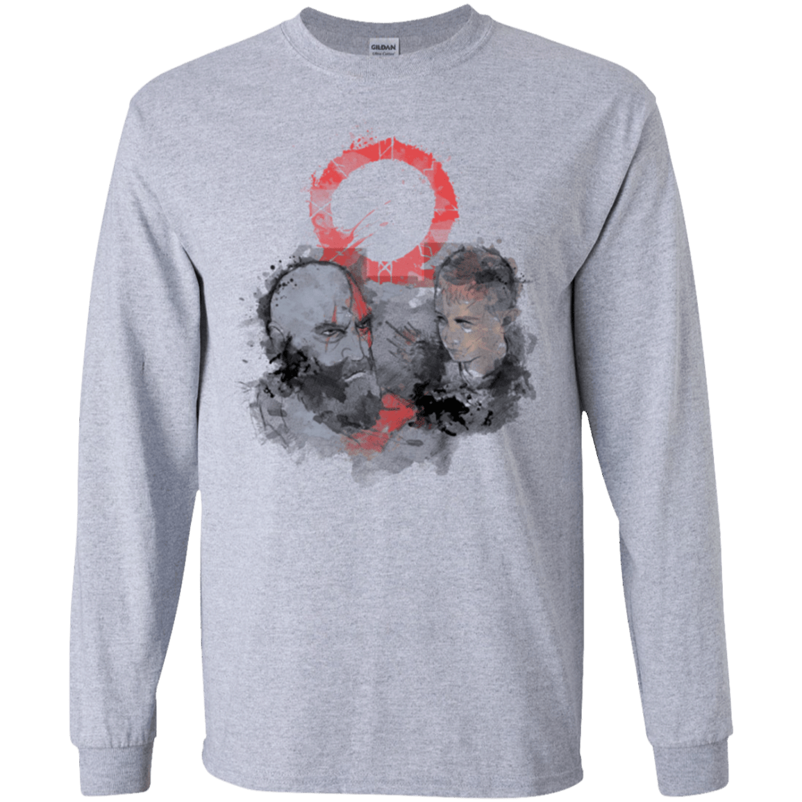 T-Shirts Sport Grey / S WARTER COLOR Men's Long Sleeve T-Shirt