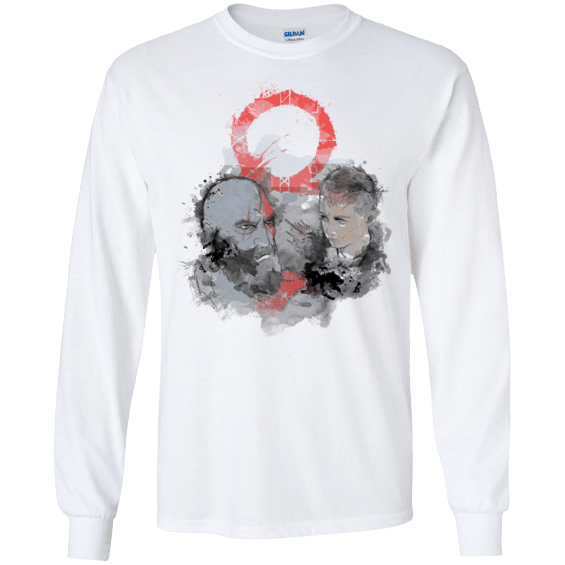 T-Shirts White / S WARTER COLOR Men's Long Sleeve T-Shirt