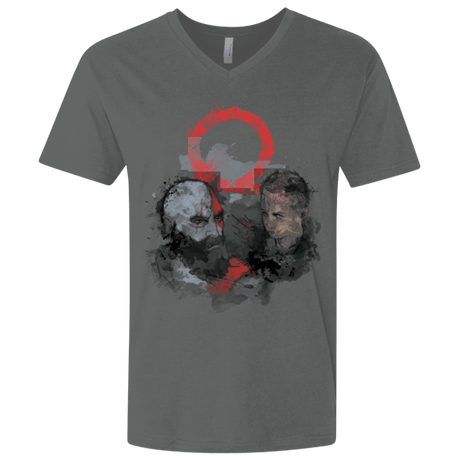 T-Shirts Heavy Metal / X-Small WARTER COLOR Men's Premium V-Neck