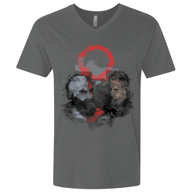 T-Shirts Heavy Metal / X-Small WARTER COLOR Men's Premium V-Neck