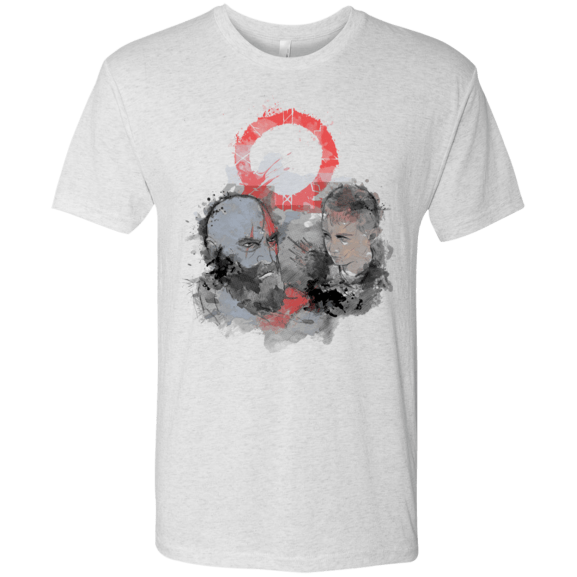 T-Shirts Heather White / S WARTER COLOR Men's Triblend T-Shirt