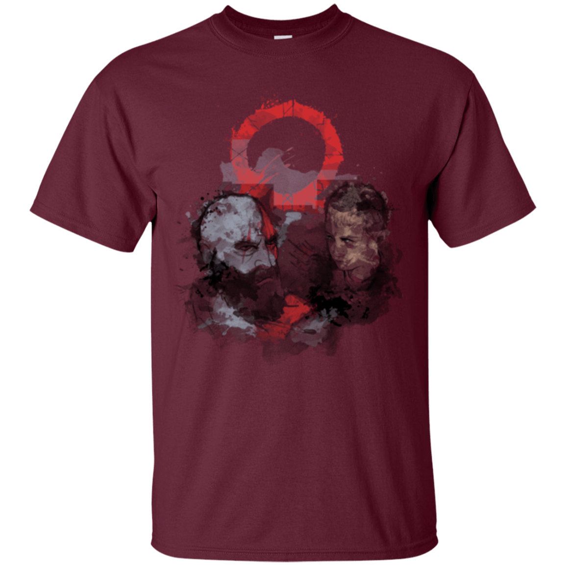 T-Shirts Maroon / S WARTER COLOR T-Shirt