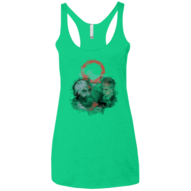 T-Shirts Envy / X-Small WARTER COLOR Women's Triblend Racerback Tank