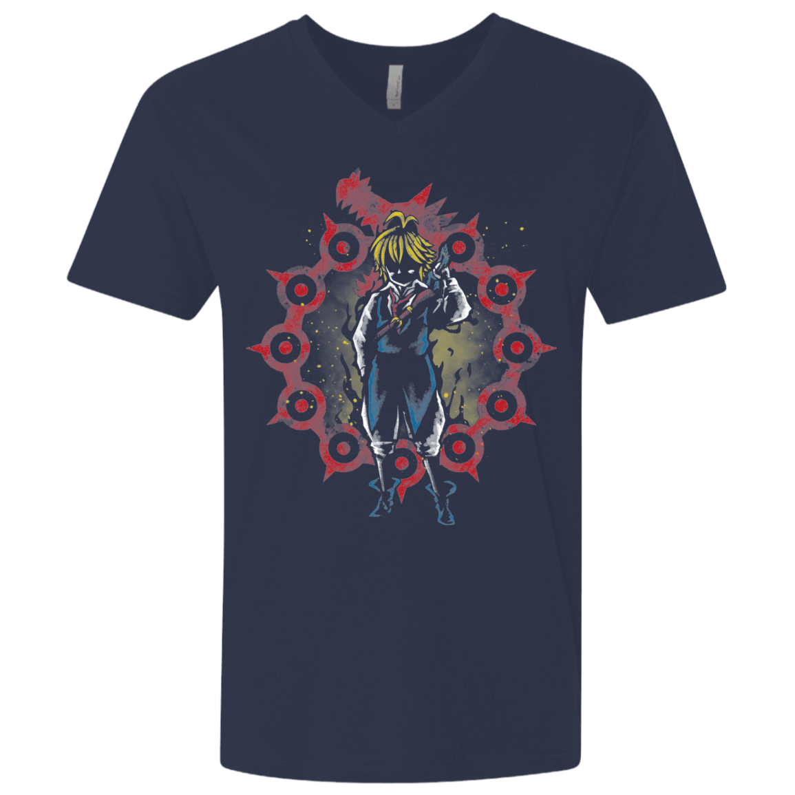 T-Shirts Midnight Navy / X-Small Warth Hero Men's Premium V-Neck