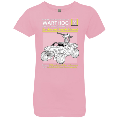 T-Shirts Light Pink / YXS WARTHOG SERVICE AND REPAIR MANUAL Girls Premium T-Shirt