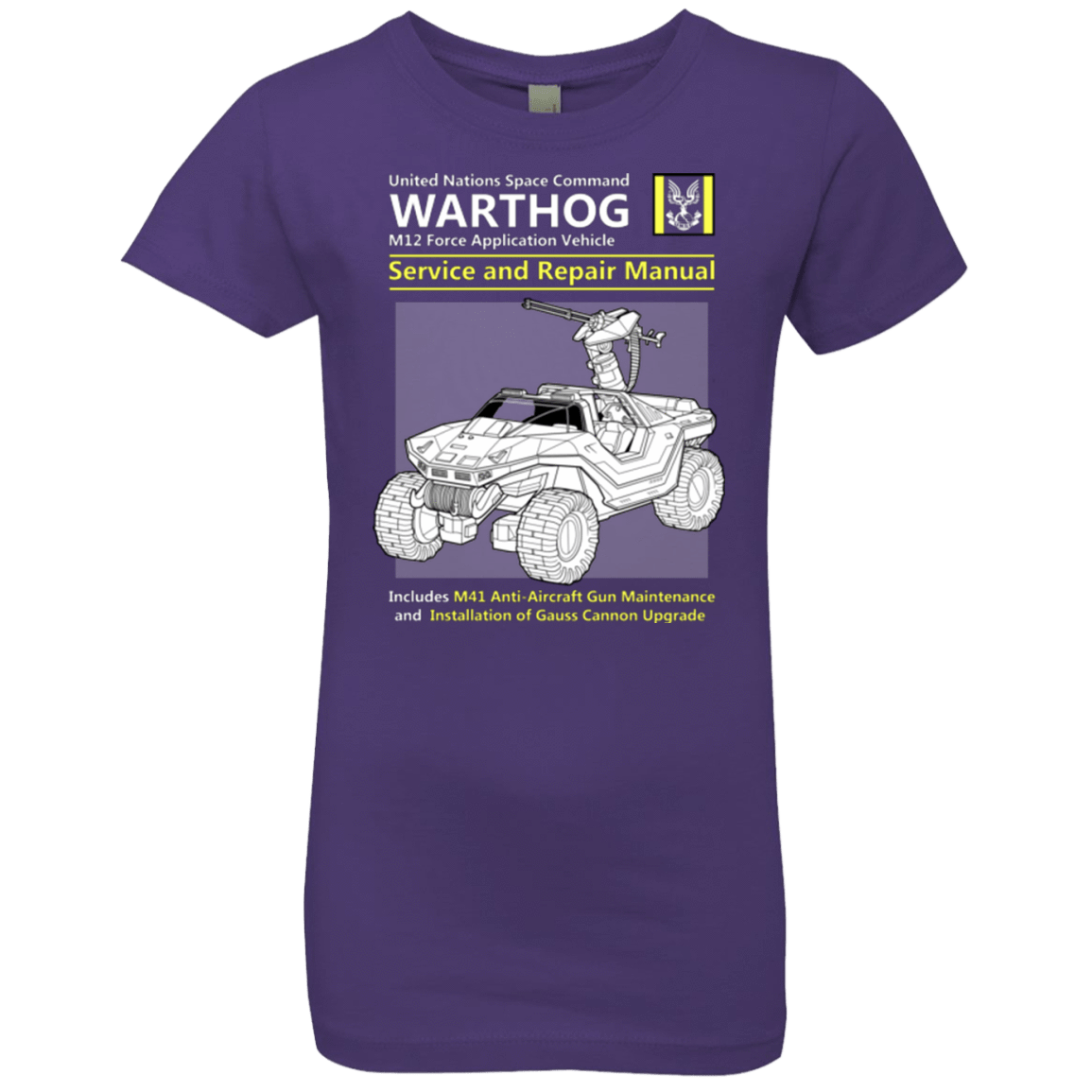 T-Shirts Purple Rush / YXS WARTHOG SERVICE AND REPAIR MANUAL Girls Premium T-Shirt