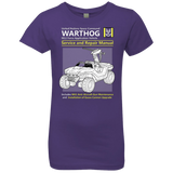 T-Shirts Purple Rush / YXS WARTHOG SERVICE AND REPAIR MANUAL Girls Premium T-Shirt