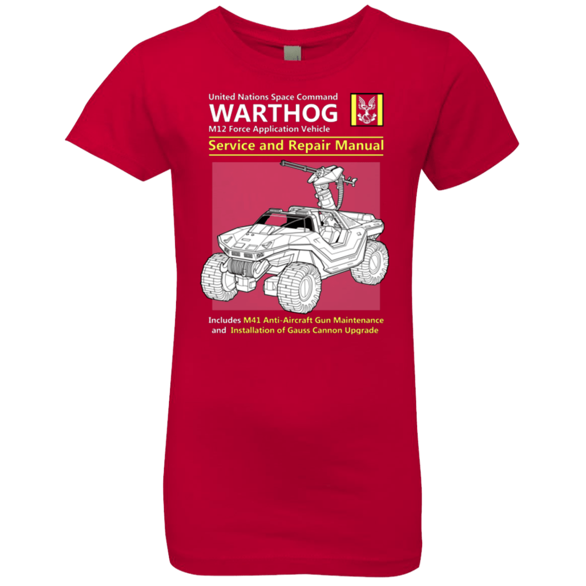 T-Shirts Red / YXS WARTHOG SERVICE AND REPAIR MANUAL Girls Premium T-Shirt