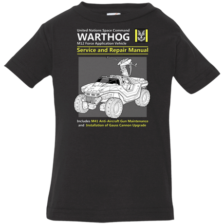 T-Shirts Black / 6 Months WARTHOG SERVICE AND REPAIR MANUAL Infant Premium T-Shirt