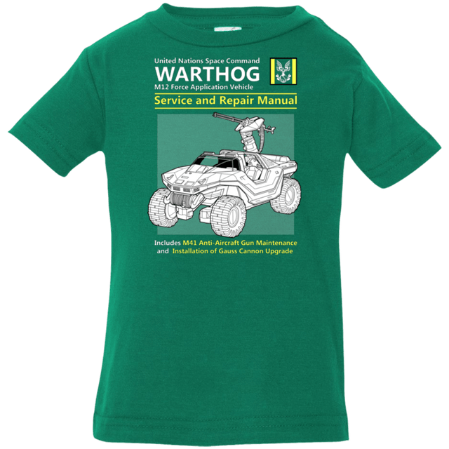 T-Shirts Kelly / 6 Months WARTHOG SERVICE AND REPAIR MANUAL Infant Premium T-Shirt