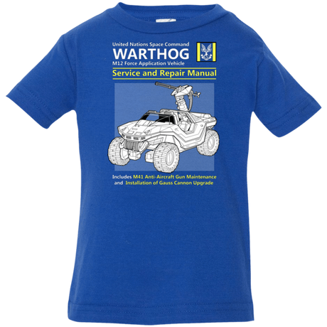 T-Shirts Royal / 6 Months WARTHOG SERVICE AND REPAIR MANUAL Infant Premium T-Shirt