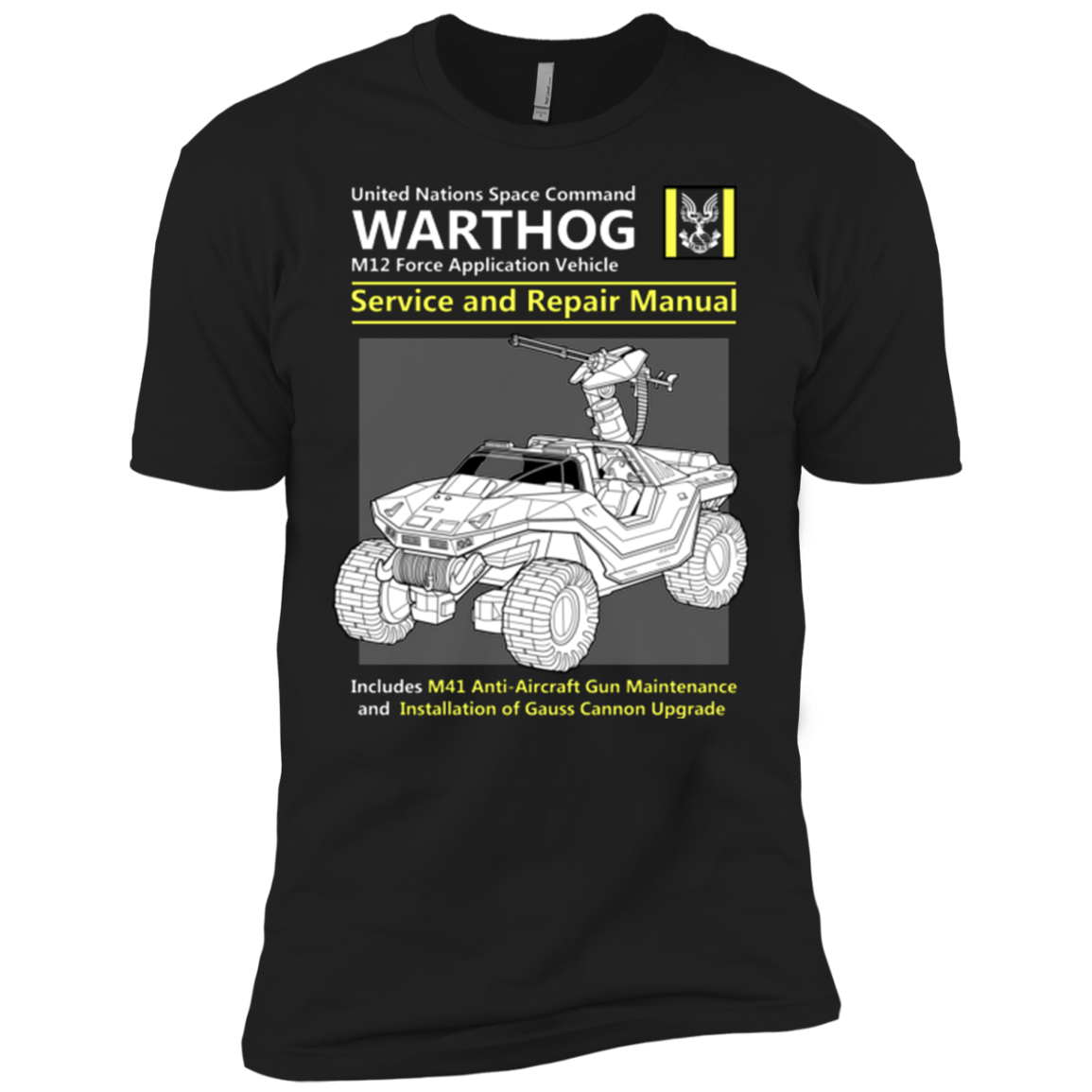 T-Shirts Black / X-Small WARTHOG SERVICE AND REPAIR MANUAL Men's Premium T-Shirt
