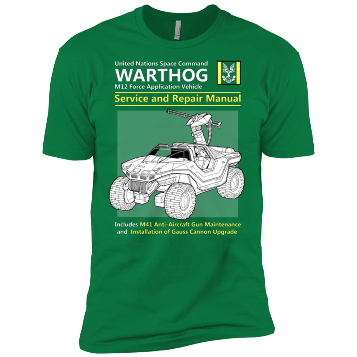 T-Shirts Kelly Green / X-Small WARTHOG SERVICE AND REPAIR MANUAL Men's Premium T-Shirt