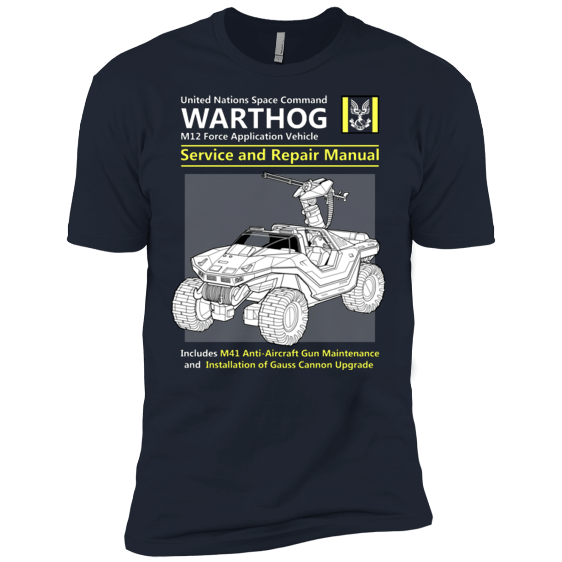 T-Shirts Midnight Navy / X-Small WARTHOG SERVICE AND REPAIR MANUAL Men's Premium T-Shirt