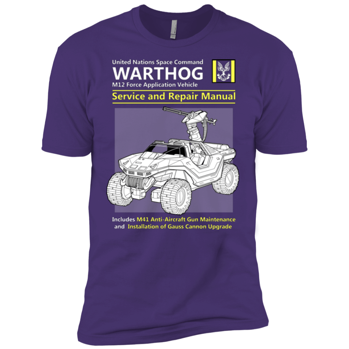 T-Shirts Purple / X-Small WARTHOG SERVICE AND REPAIR MANUAL Men's Premium T-Shirt