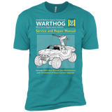 T-Shirts Tahiti Blue / X-Small WARTHOG SERVICE AND REPAIR MANUAL Men's Premium T-Shirt