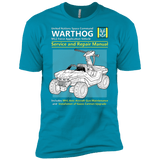T-Shirts Turquoise / X-Small WARTHOG SERVICE AND REPAIR MANUAL Men's Premium T-Shirt